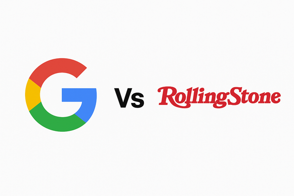 Editora da Rolling Stone processa Google por uso de conteúdo em Visões Gerais de IA