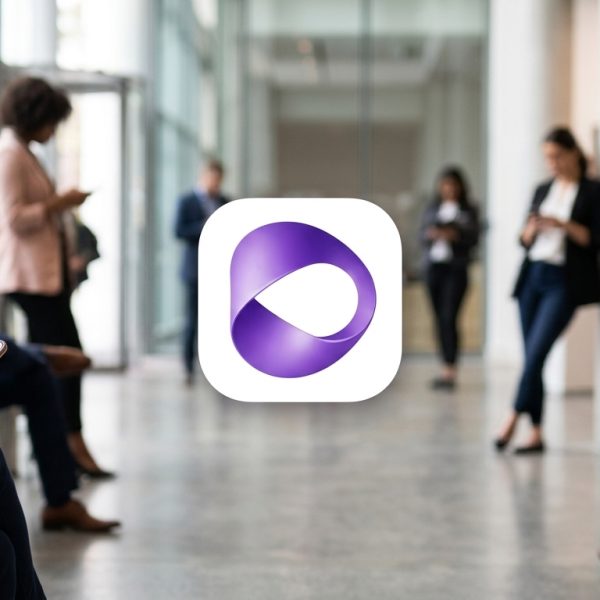 Foto geradas por IA de pessoas utilizando smartphones