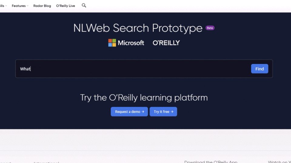 Microsoft lança NLWeb para revolucionar a interação entre sites e agentes de IA