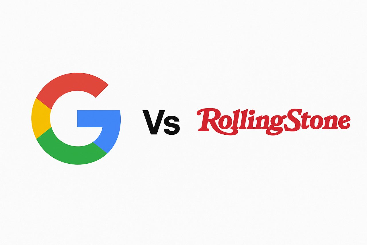 Editora da Rolling Stone processa Google por uso de conteúdo em Visões Gerais de IA
